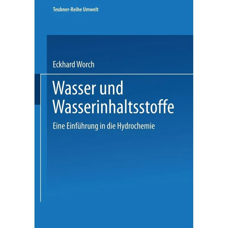 Wasser Und Wasserinhaltsstoffe