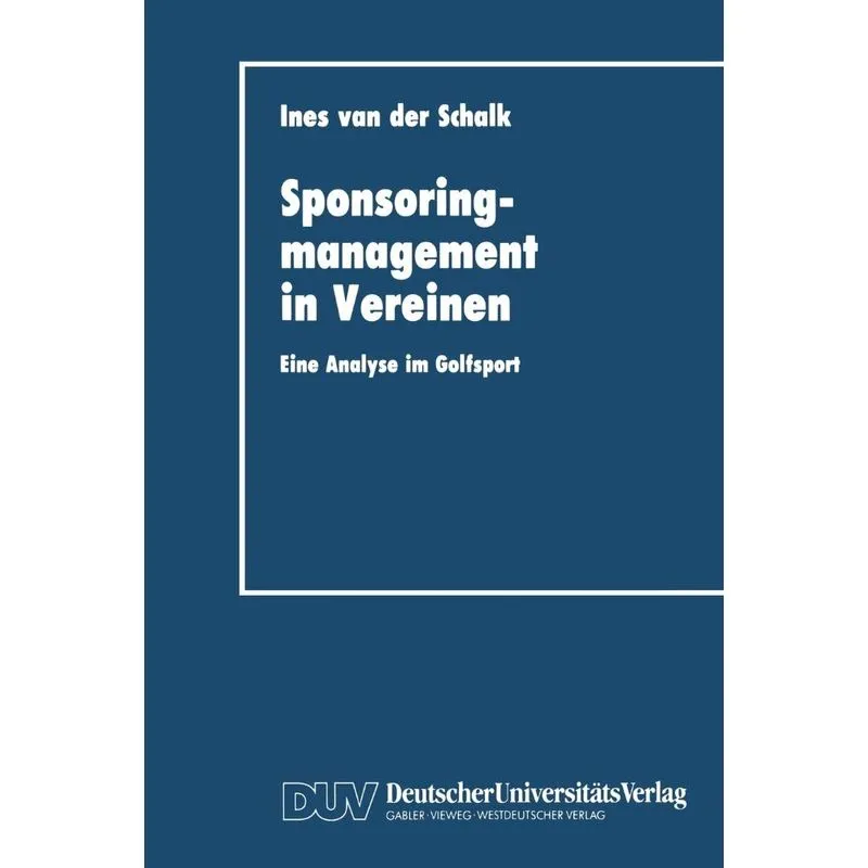 Sponsoringmanagement in Vereinen