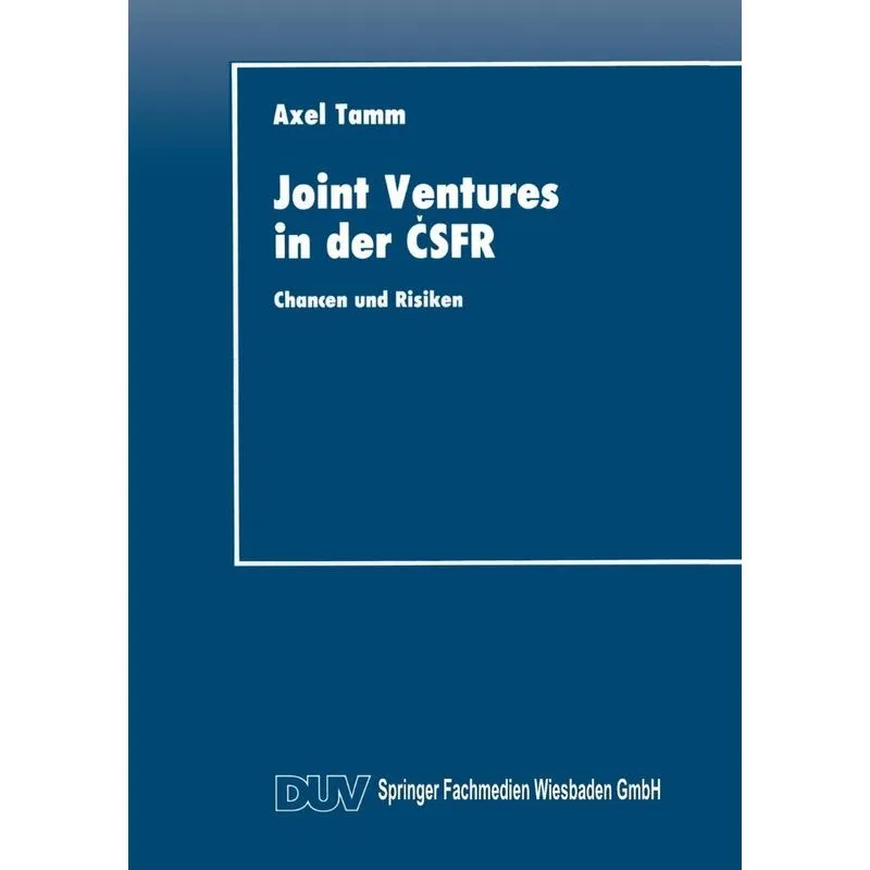 Joint Ventures in der CSFR