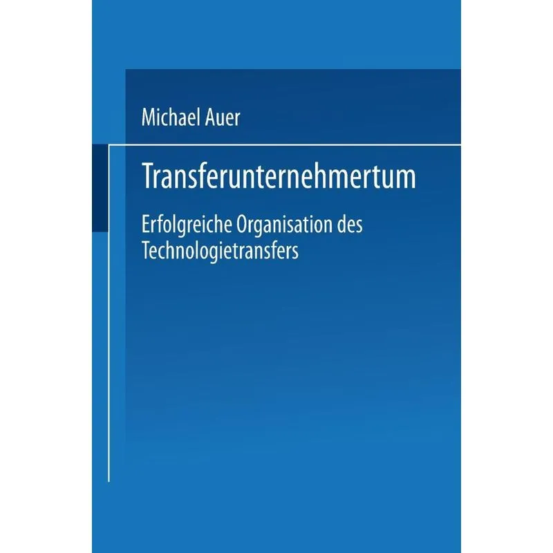 Transferunternehmertum