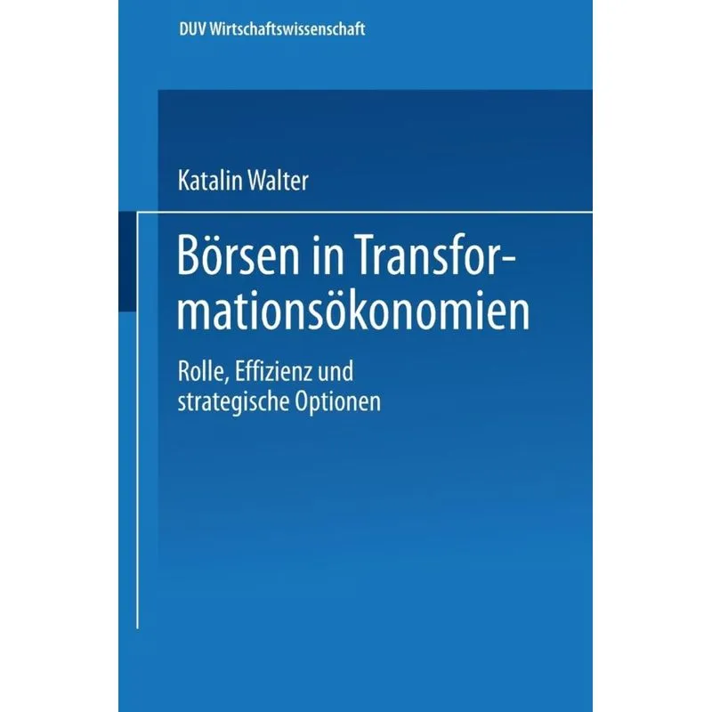 Börsen in Transformationsökonomien