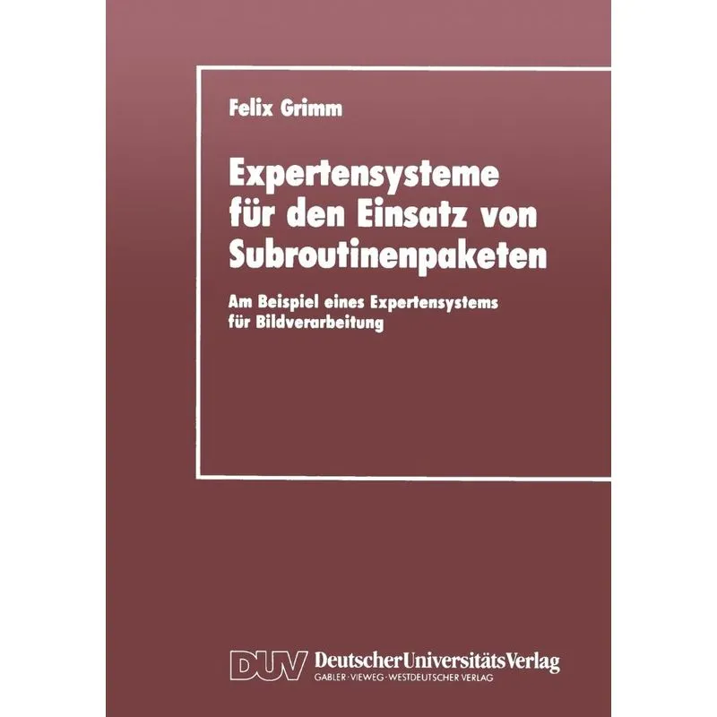 Expertensysteme für den Einsatz von Subroutinenpaketen