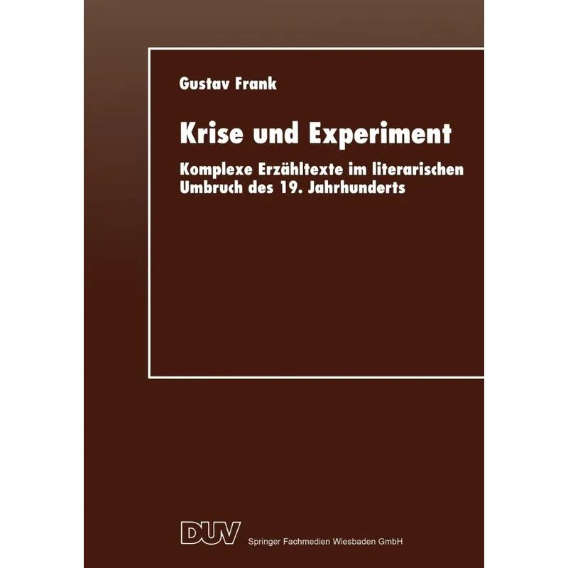 Krise und Experiment
