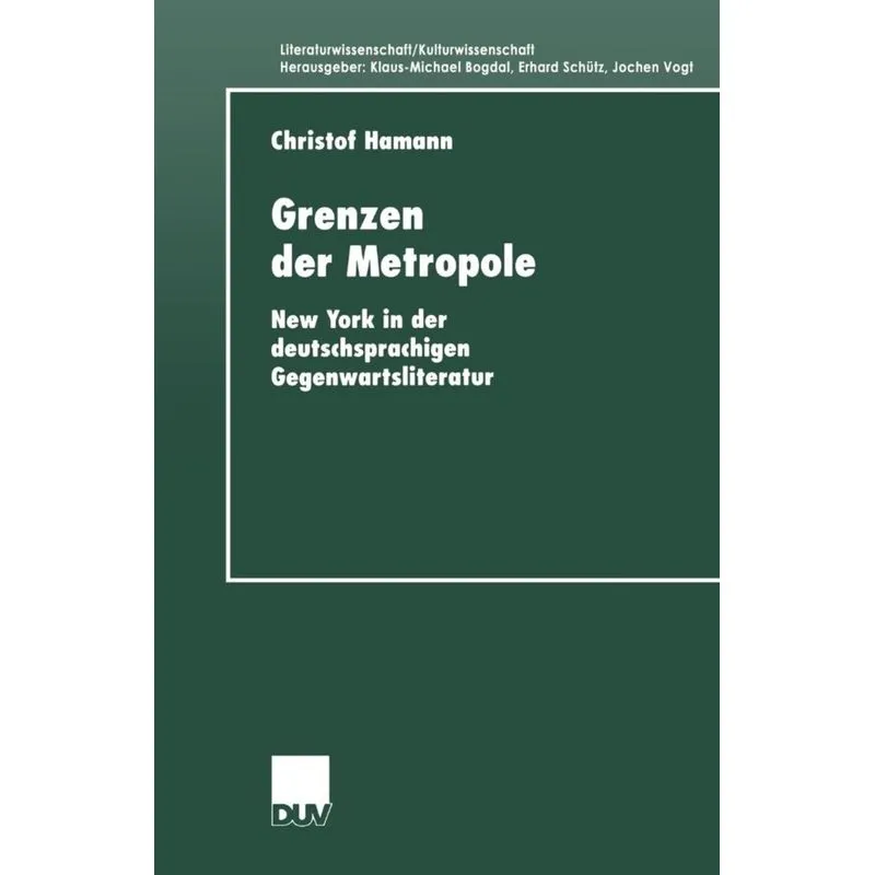 Grenzen Der Metropole