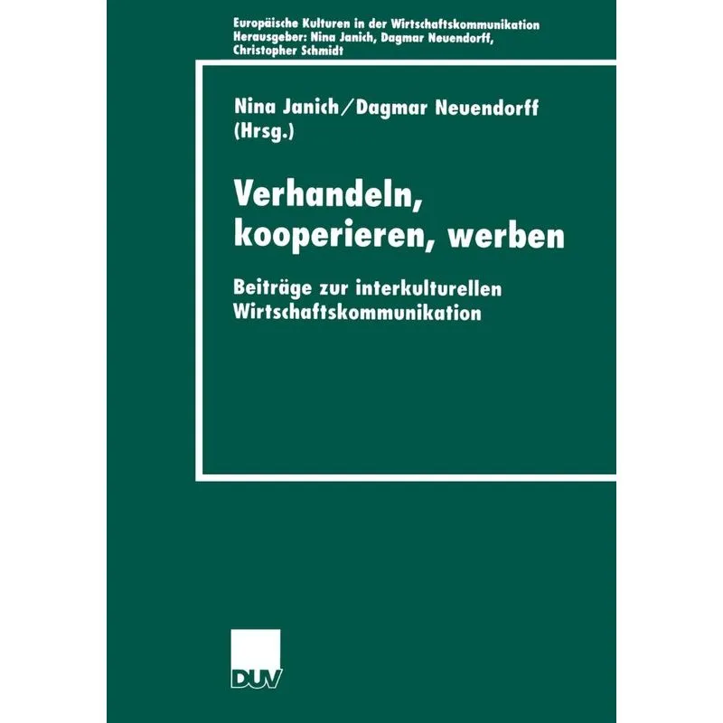 Verhandeln, kooperieren, werben