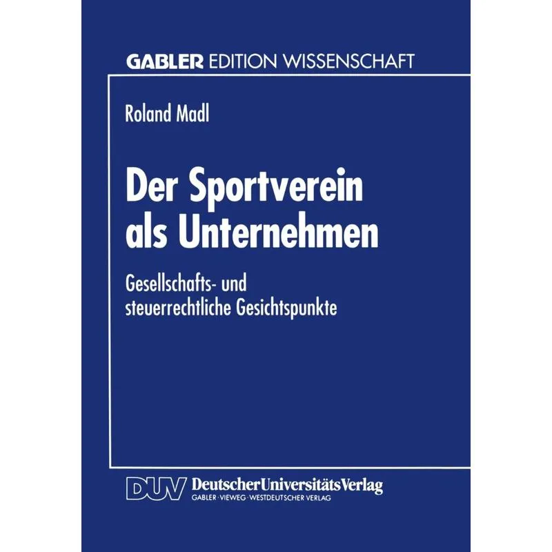 Der Sportverein als Unternehmen