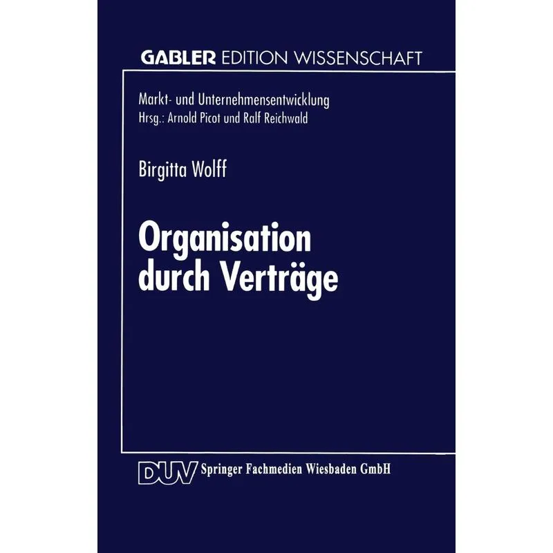 Organisation durch Verträge