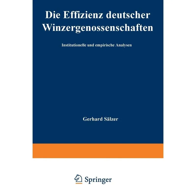 Die Effizienz deutscher Winzergenossenschaften