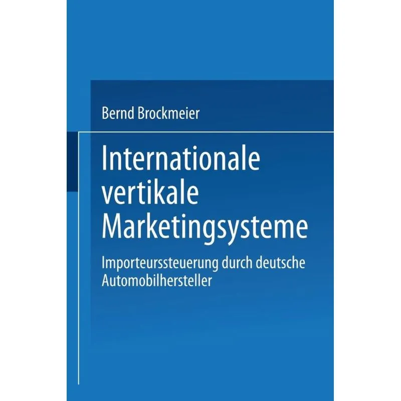 Internationale vertikale Marketingsysteme
