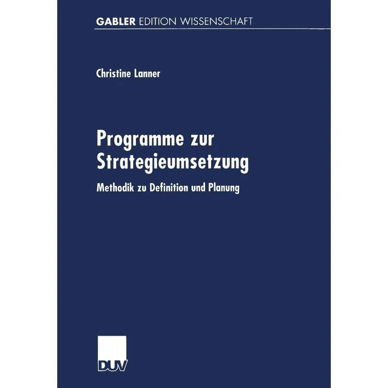 Programme zur Strategieumsetzung