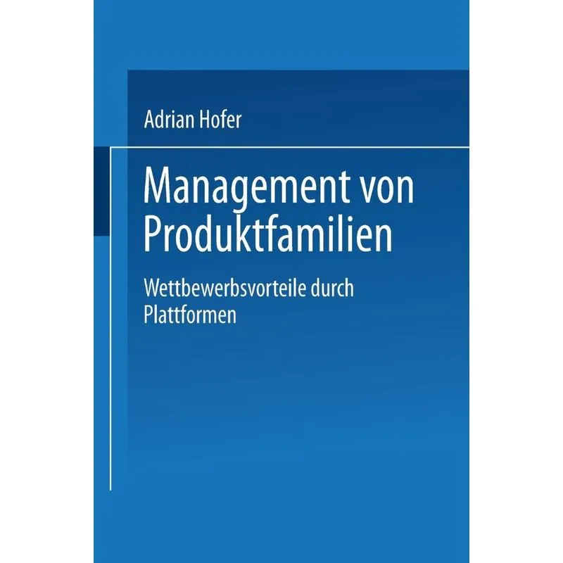 Management von Produktfamilien