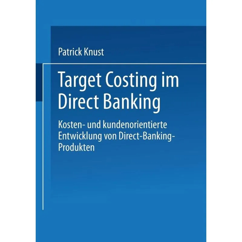 Target Costing Im Direct Banking