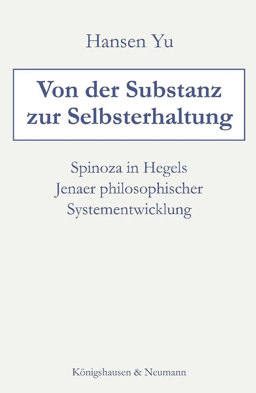 Von der Substanz zur Selbsterhaltung
