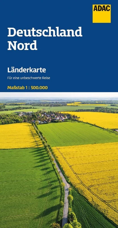 ADAC Länderkarte Deutschland Nord 1:500.000