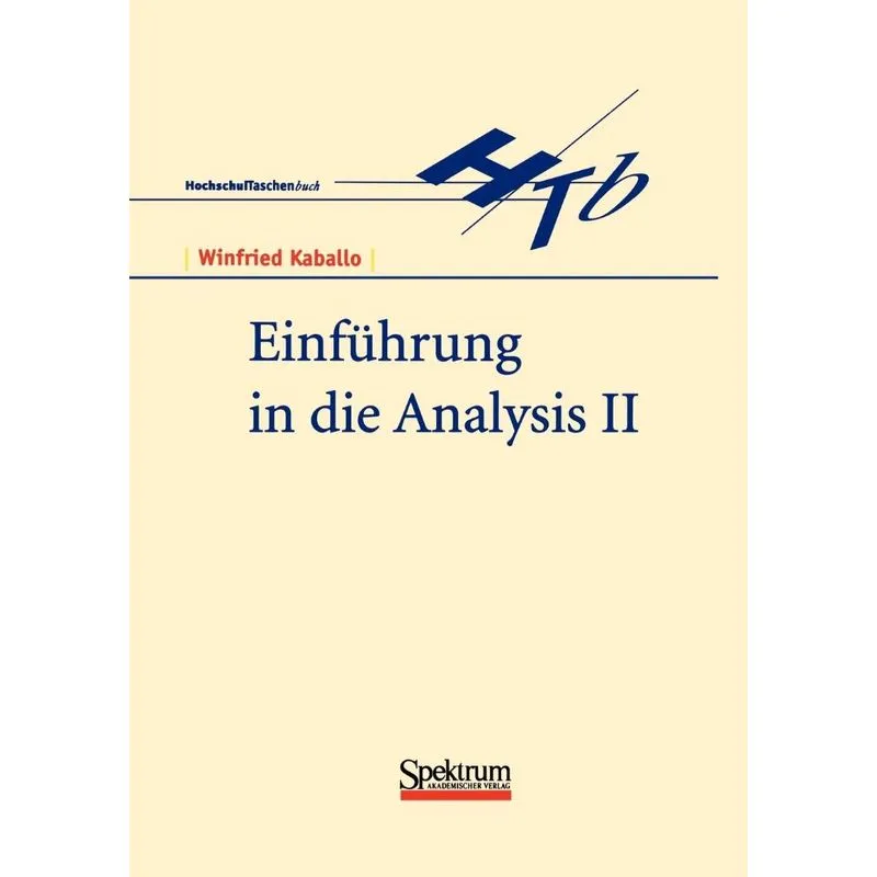Einführung in die Analysis II