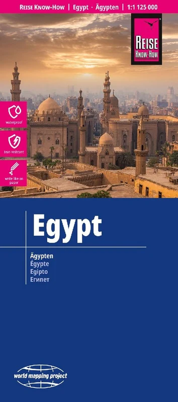 Reise Know-How Landkarte Ägypten | Egypt (1:1.125.000)