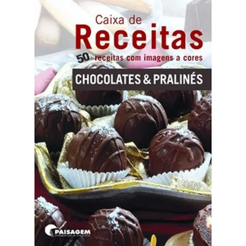 Caixa de receitas - chocolates e pralinês