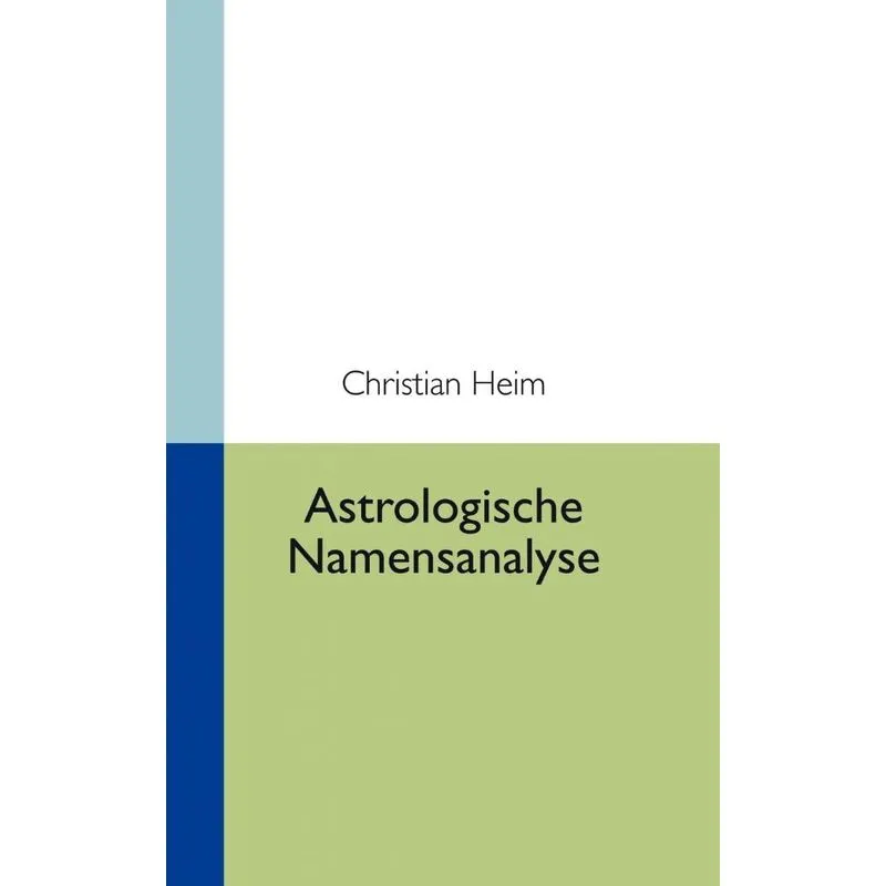 Astrologische Namensanalyse