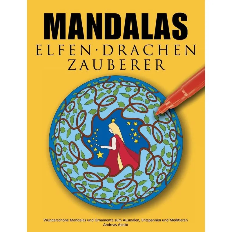 Mandalas Elfen Drachen Zauberer