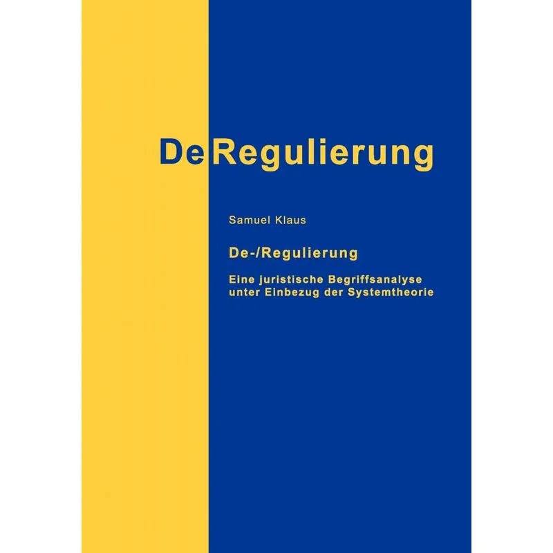 De-/Regulierung
