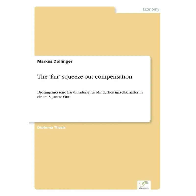 The fair squeeze-out compensation