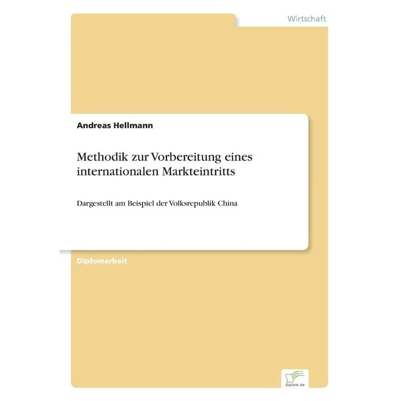 Methodik zur Vorbereitung eines internationalen Markteintri