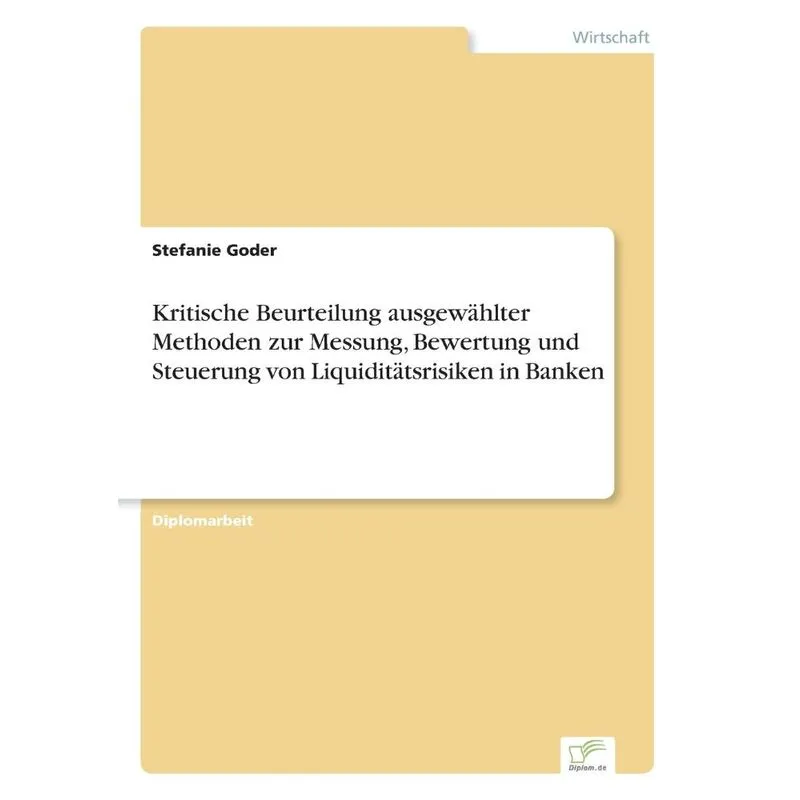 Kritische Beurteilung ausgewählter Methoden zur Messung, Be