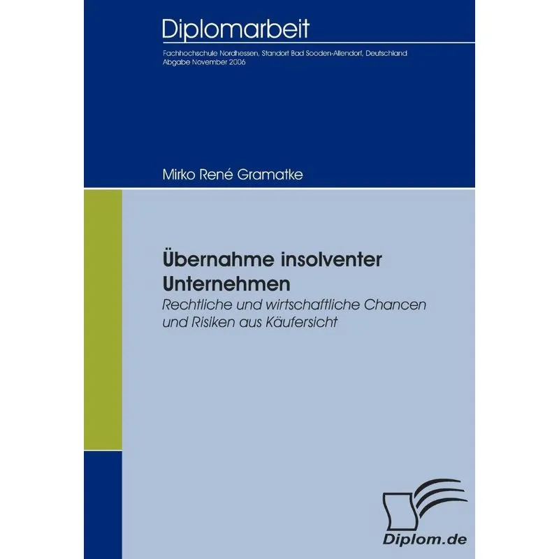 Übernahme insolventer Unternehmen