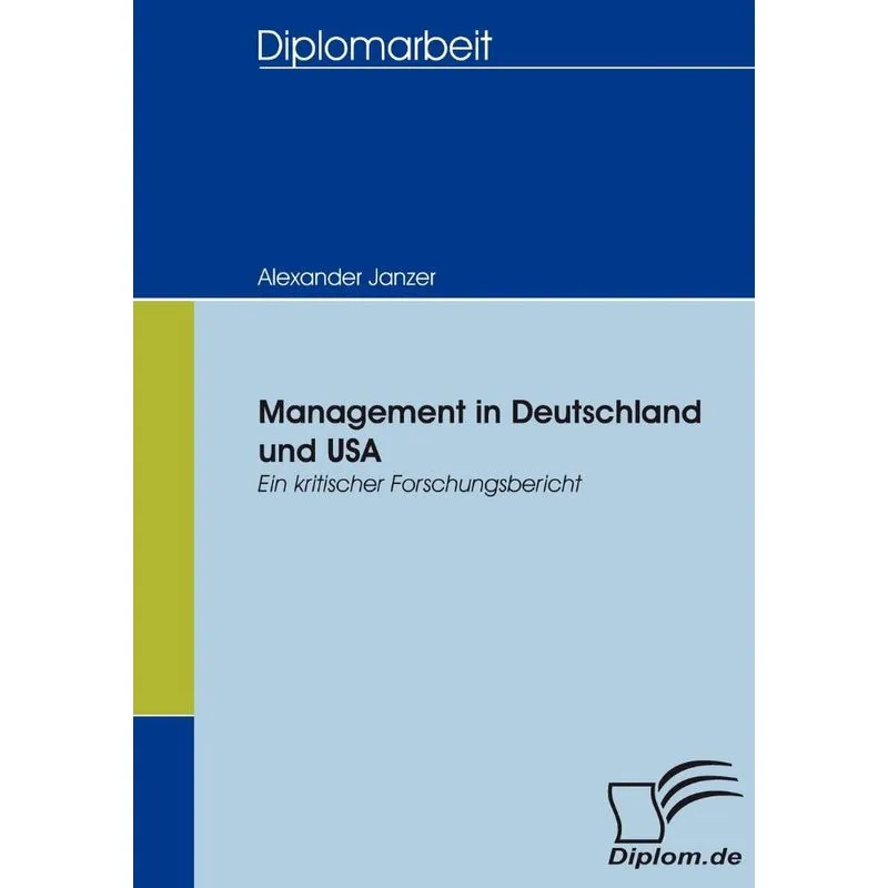 Management In Deutschland Und Usa
