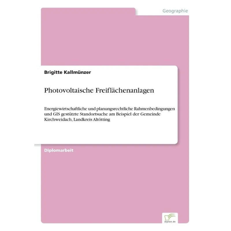 Photovoltaische Freiflächenanlagen