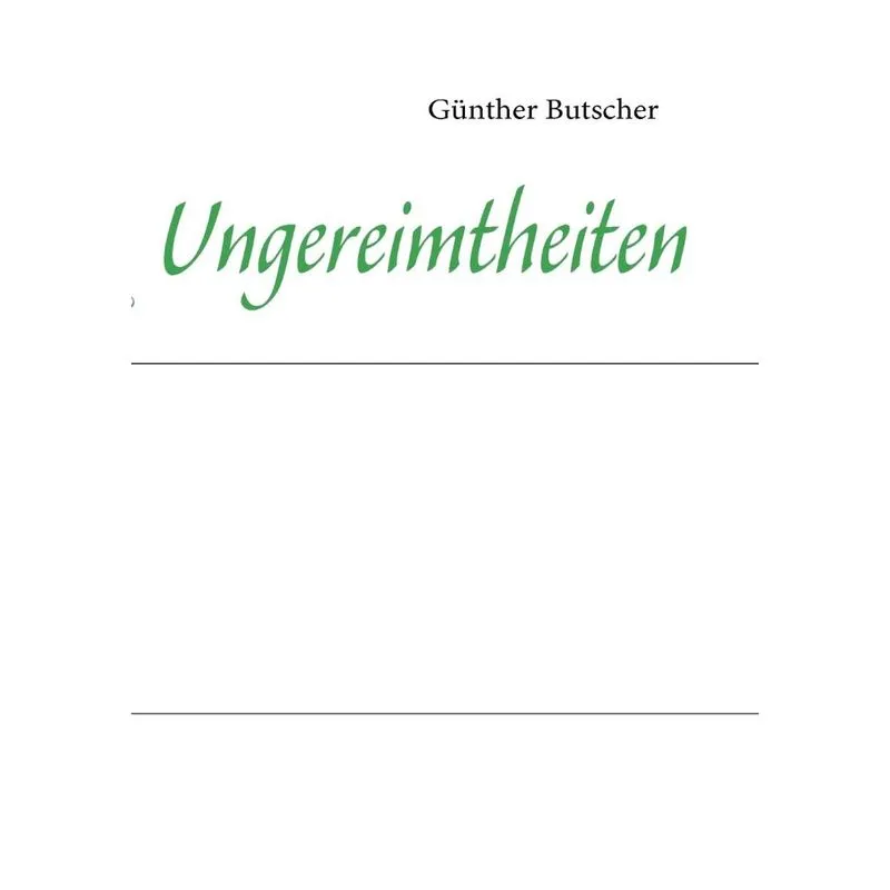 Ungereimtheiten