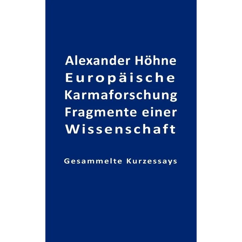 Europäische Karmaforschung