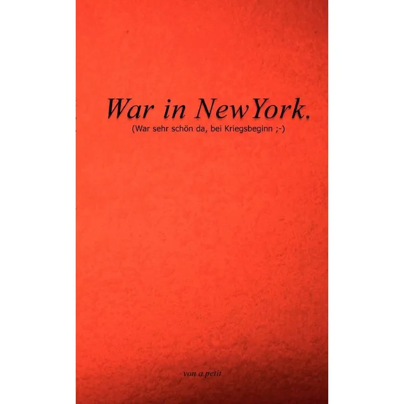 War In Newyork
