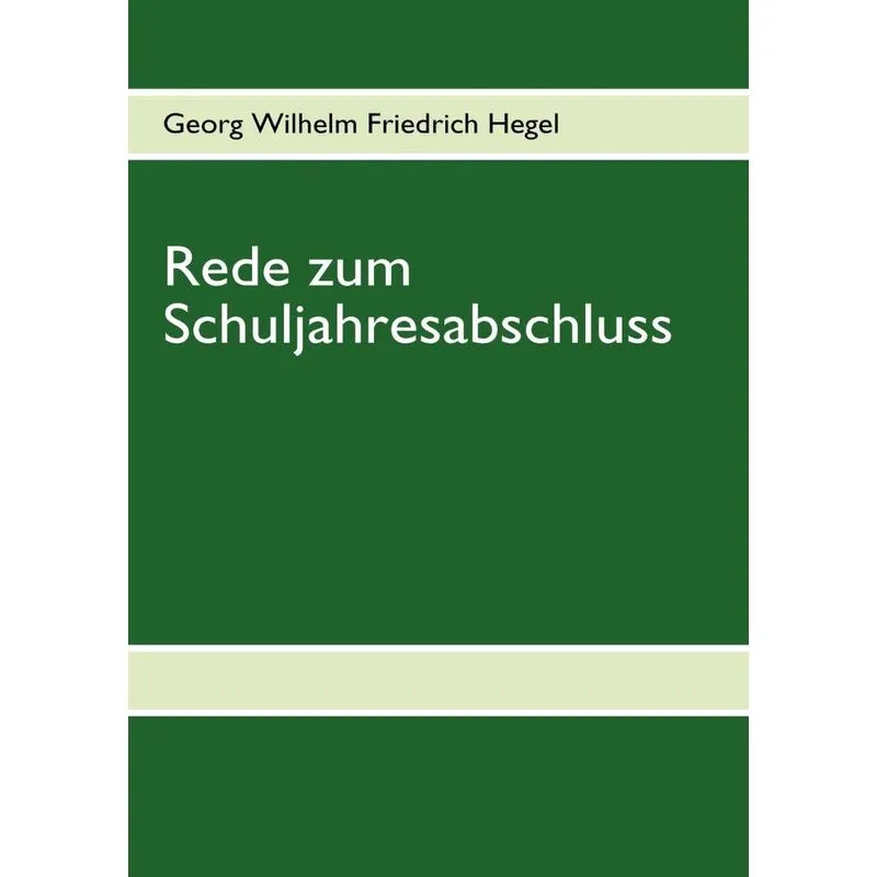 Rede zum Schuljahresabschluss