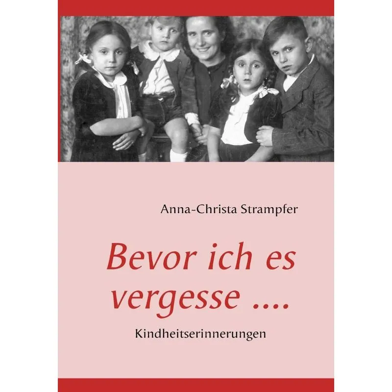 Bevor ich es vergesse ....