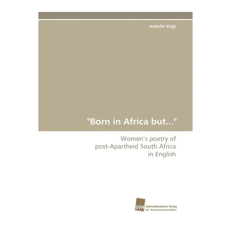 Born in Africa But...