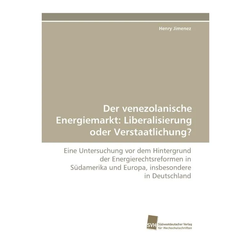 Der Venezolanische Energiemarkt