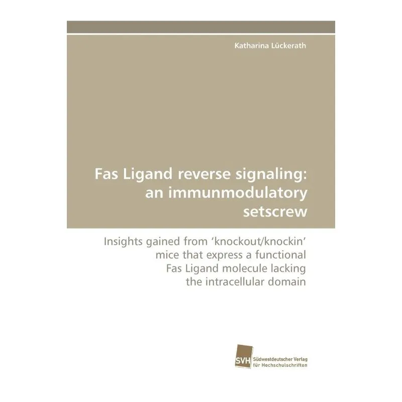 Fas Ligand Reverse Signaling