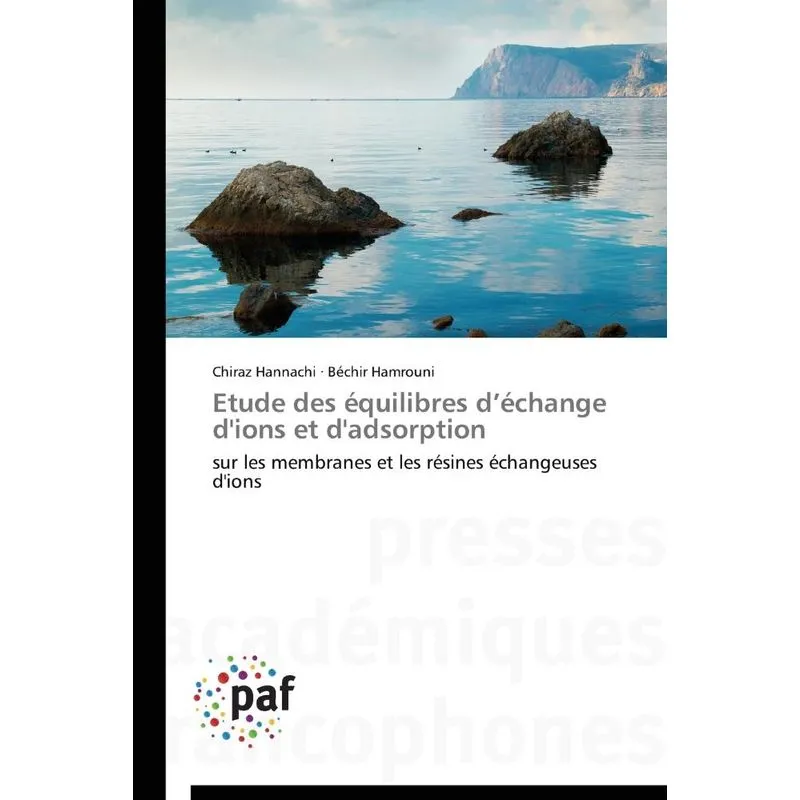 Livro Etude des équilibres d échange d'ions et d'adsorption