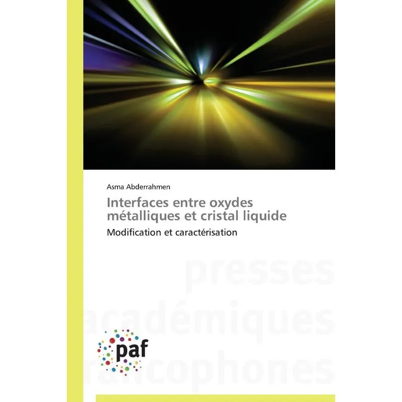 Interfaces entre oxydes métalliques et cristal liquide
