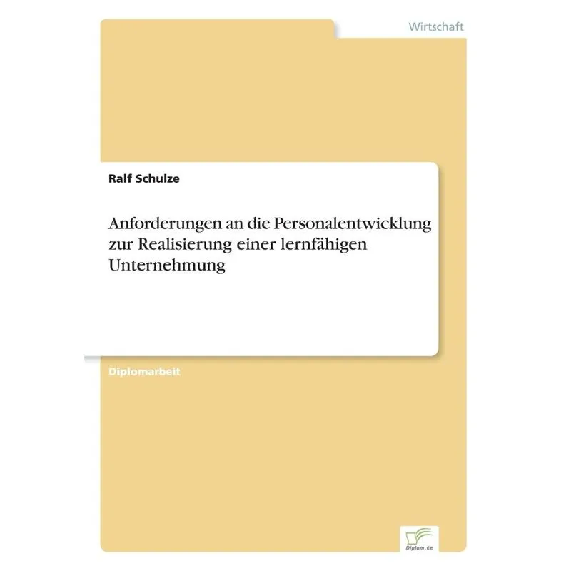 Anforderungen an die Personalentwicklung zur Realisierung e