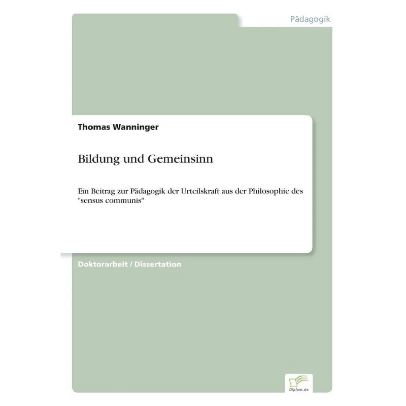 Bildung und Gemeinsinn