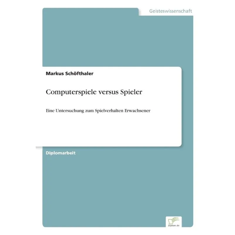 Computerspiele versus Spieler