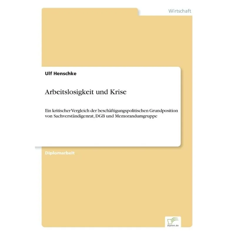 Arbeitslosigkeit und Krise
