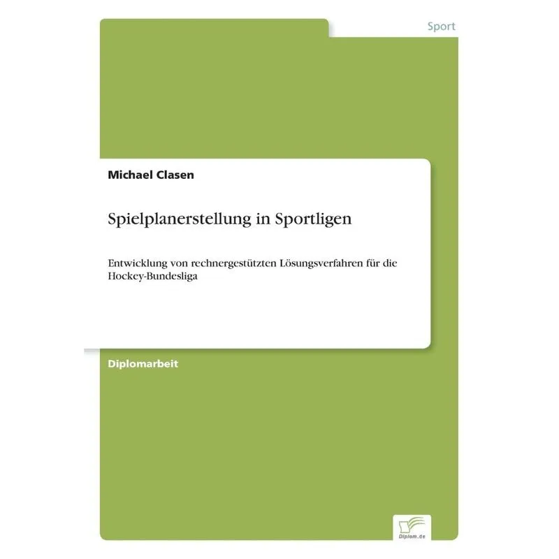 Spielplanerstellung in Sportligen