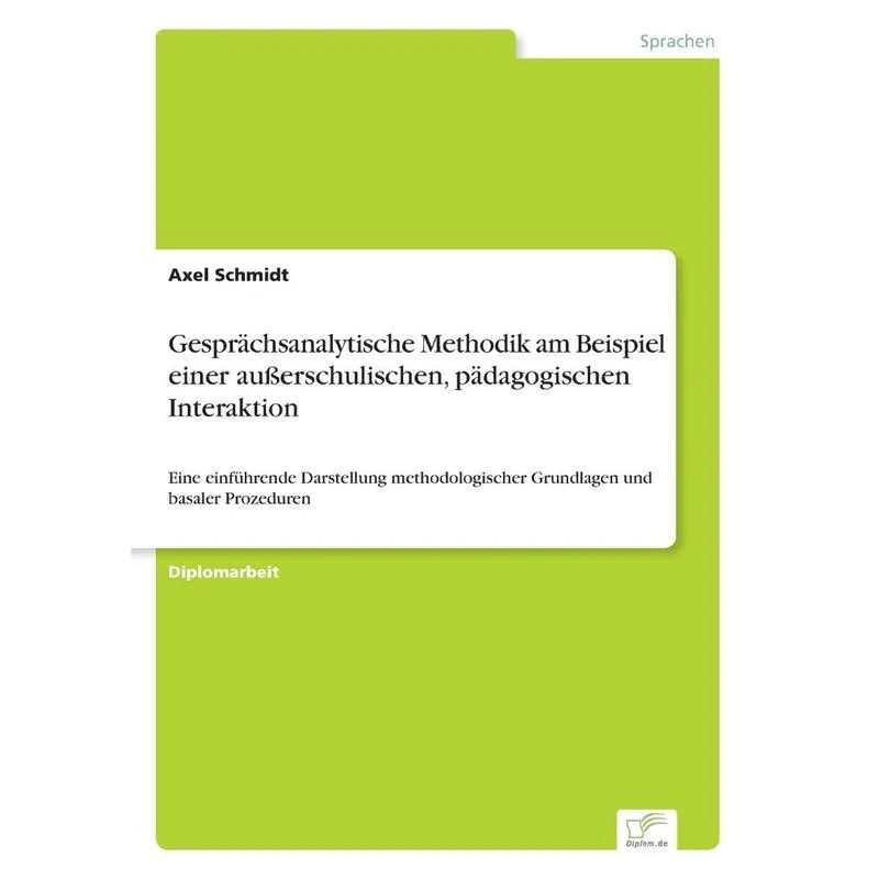 Gesprächsanalytische Methodik am Beispiel einer außerschuli