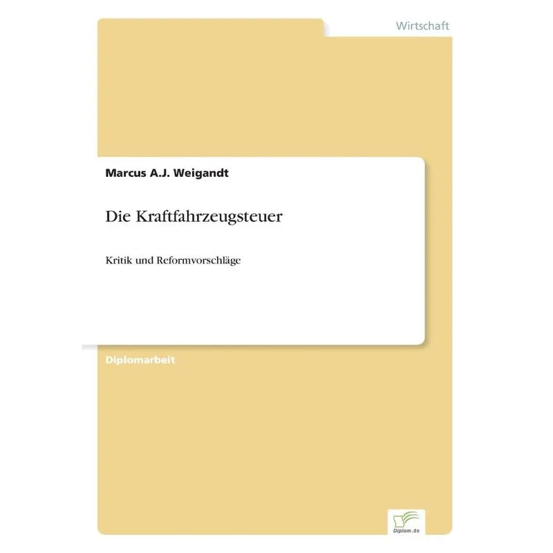 Die Kraftfahrzeugsteuer