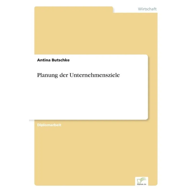 Planung der Unternehmensziele