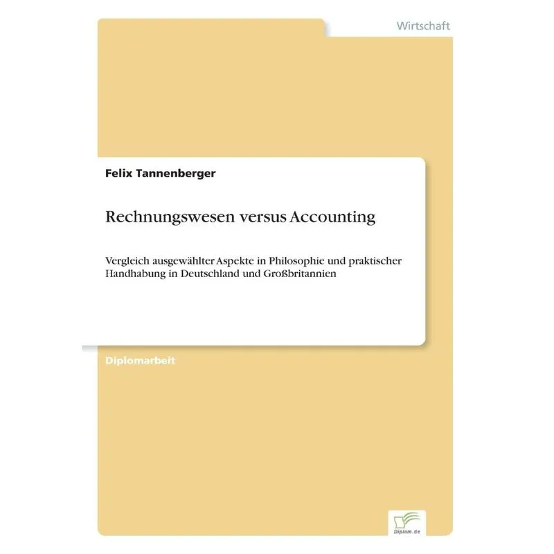 Rechnungswesen versus Accounting
