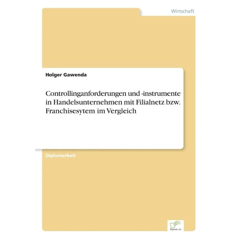 Controllinganforderungen und -instrumente in Handelsunterne